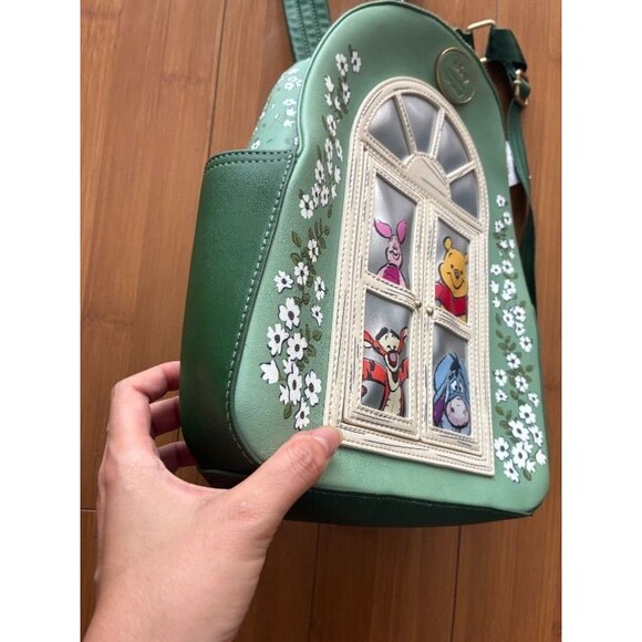 Our Universe Disney Winnie the Pooh Window Mini Backpack - BoxLunch NEW - Picture 2 of 6